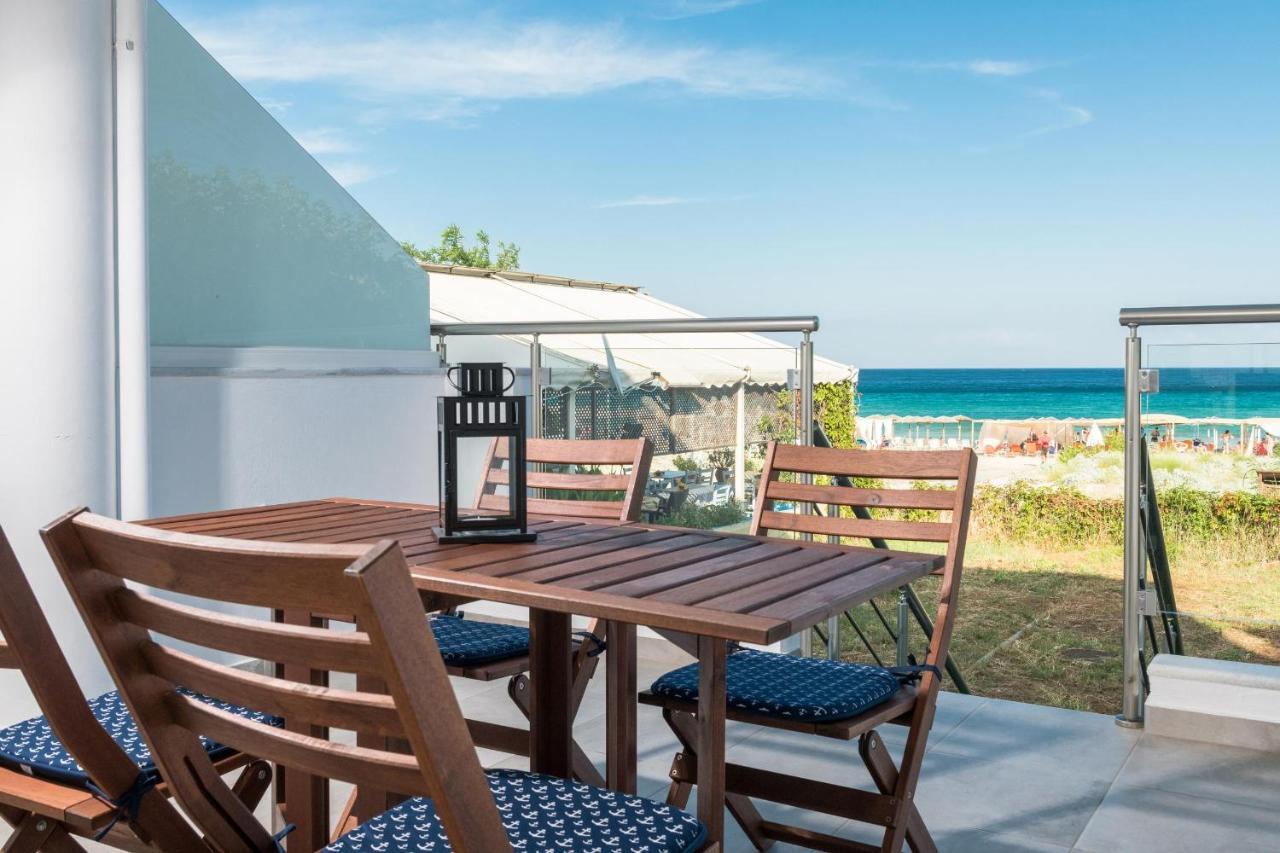 Artemis Beach Apartments Chrysi Ammoudia Exterior foto