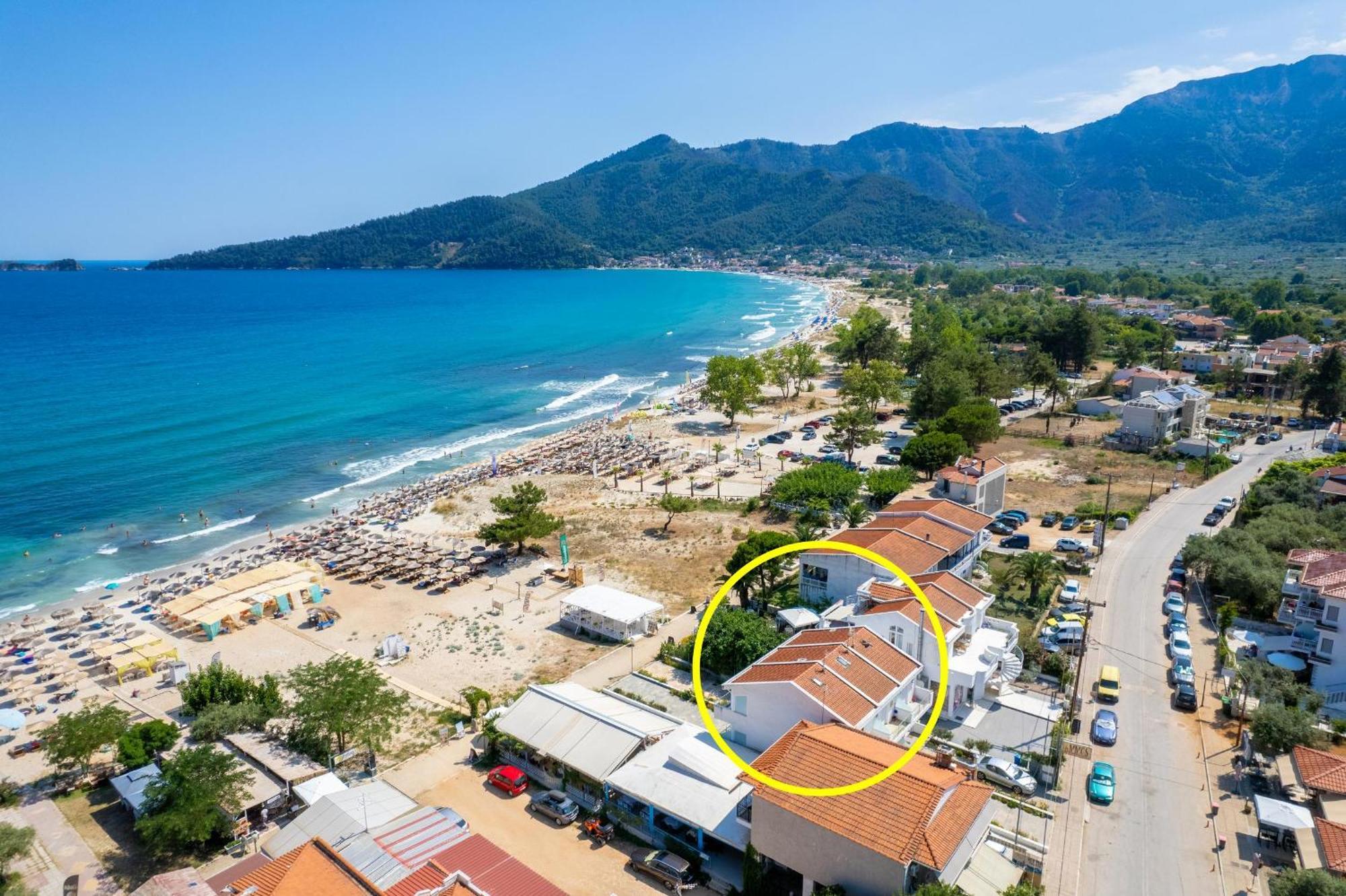 Artemis Beach Apartments Chrysi Ammoudia Exterior foto